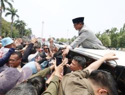 Antusias Warga Magelang Sambut Kehadiran Prabowo