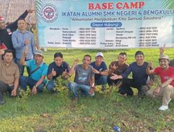 Momen Kebangsaan, Ikatan Alumni SMKN 4 Bengkulu Resmikan Base Camp Bersama