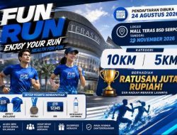 Ribuan Pelari Akan Memadati BSD RUN 2026, Buka Pendaftaran 24 Agustus